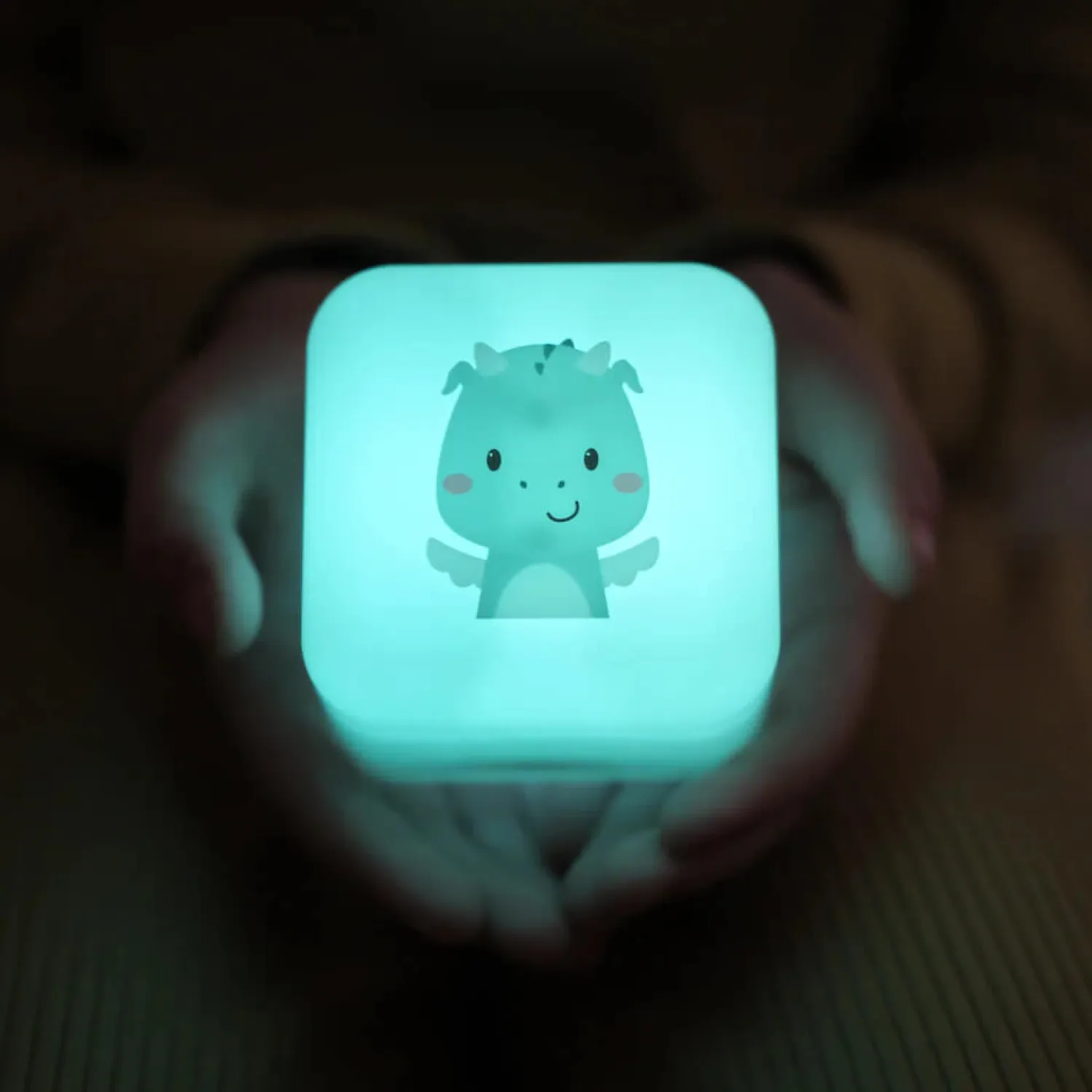 Lampki Nocne|Lampki Nocne | Cloud b Przenośna lampka nocna świecąca kostka - Smok Drake