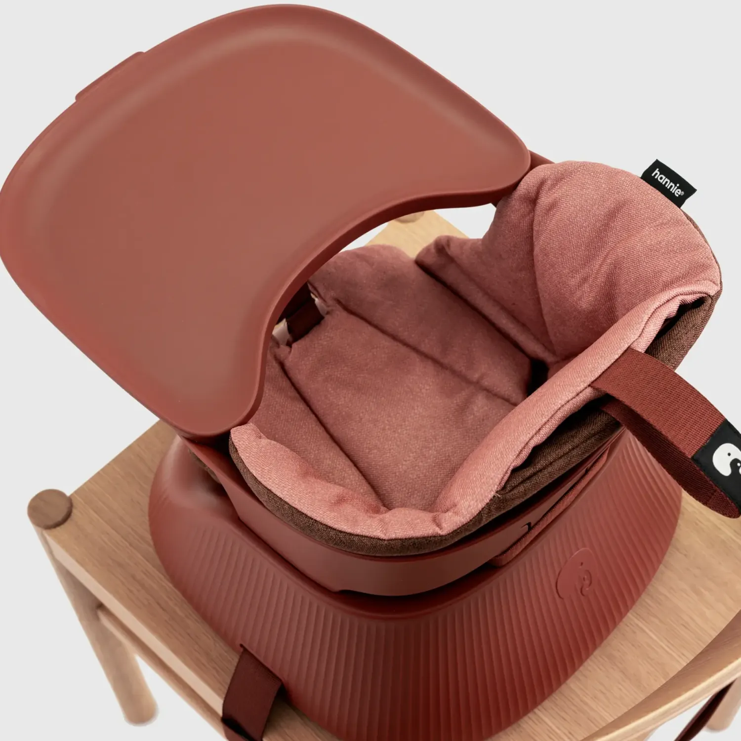 Krzesełka Do Karmienia | Hannie Przenośne krzesełko do karmienia - Mahogany Red