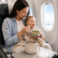 Przenośny podgrzewacz do jedzenia dla dzieci MyBabyBowl - White