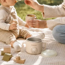 Przenośny podgrzewacz do jedzenia dla dzieci MyBabyBowl - White