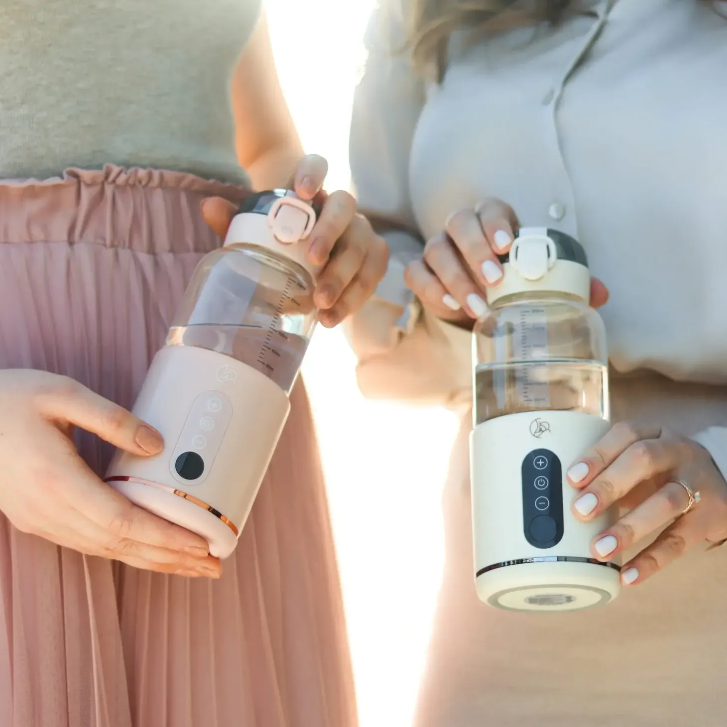 Przenośny podgrzewacz MyBabyBottle do butelek, wody i mleka - Pink