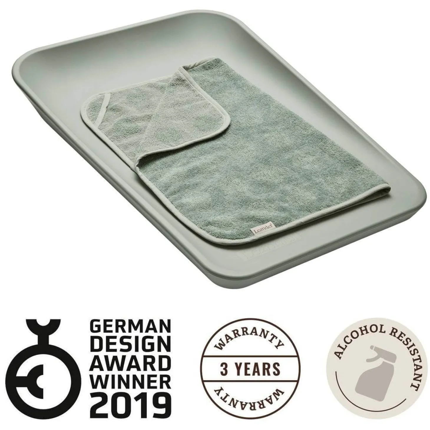 Przewijak MATTY™, Sage green