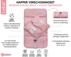 Przewijaki Podróżne|Przewijaki Podróżne | KipKep Przewijak podróżny Napper combi-set, mauve