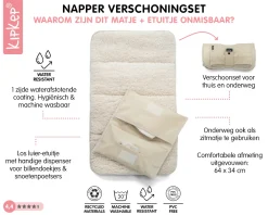 Przewijak podróżny Napper combi-set, coffee
