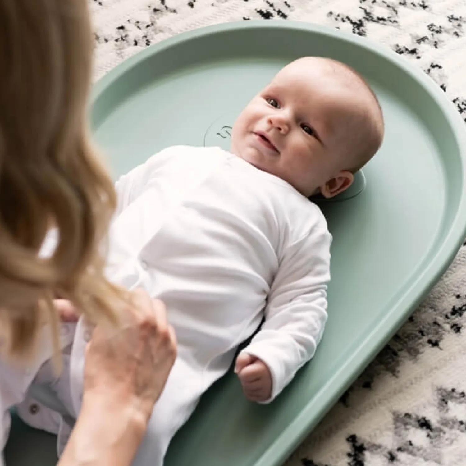 Przewijaki|Przewijaki | Shnuggle Baby Przewijak z pianki Squishy - Eucalyptus