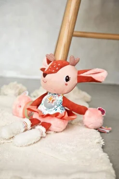 12M+|Sensoryczne | Lilliputiens Przytulanka aktywizująca wielofunkcyjna Sarenka Stella 9 m+
