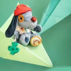 12M+|Aktywizujące | Lilliputiens Przytulanka aktywizująca wielofunkcyjna Piesek Jules 9 m+