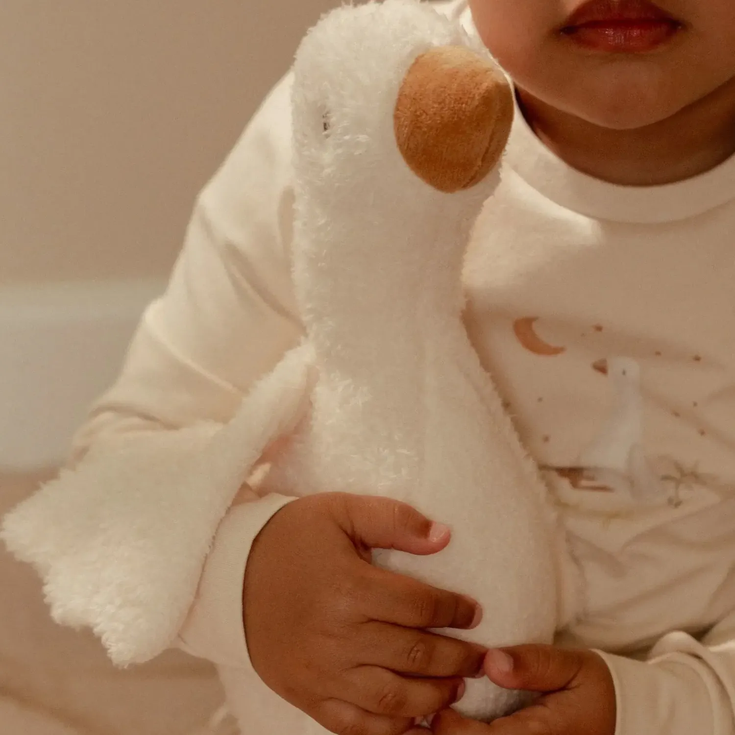 12M+|6 Lat+ | Little Dutch Przytulanka gąska 25 cm Newborn Naturals