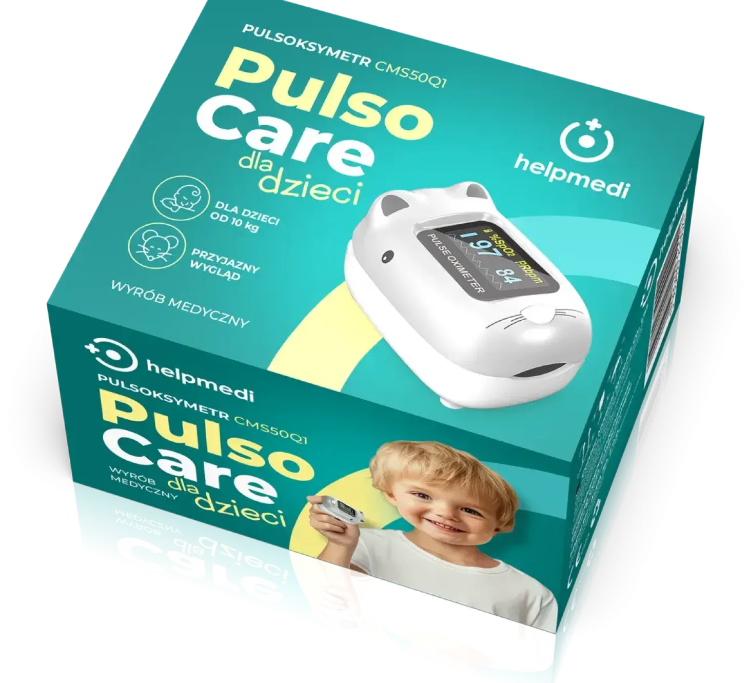 PulsoCare pulsoksymetr dla dzieci, Myszka