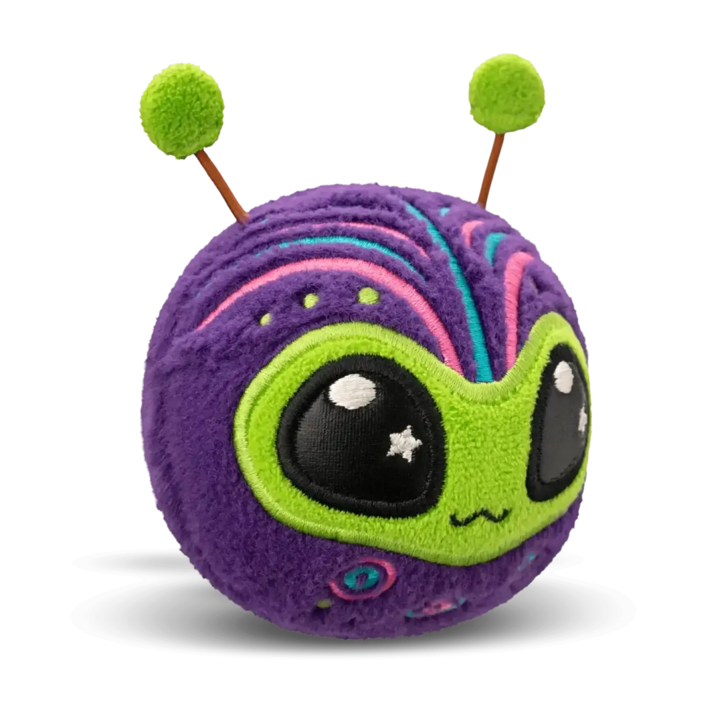 12M+|2 Lata + | Bouncibles Puszysta piłeczka Zoggo - Purple Alien