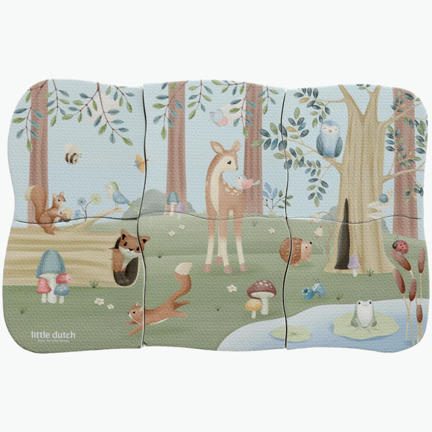 Zabawki Do Kąpieli|Do Kąpieli | Little Dutch Puzzle do kąpieli Forest Friends