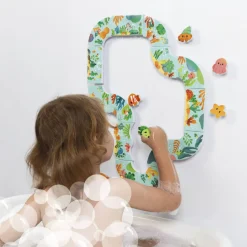 Zabawki Do Kąpieli|Do Kąpieli | Janod Puzzle do kąpieli Tor ze zwierzątkami 18m+