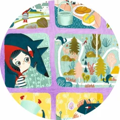 Puzzle | Djeco Puzzle opowieść - CZERWONY KAPTUREK 35 el.