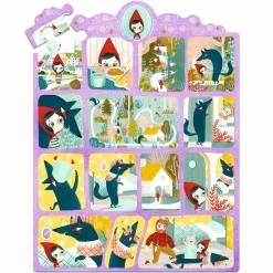 Puzzle | Djeco Puzzle opowieść - CZERWONY KAPTUREK 35 el.