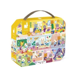 Puzzle w walizce Rytm dnia 24 elementy 3+