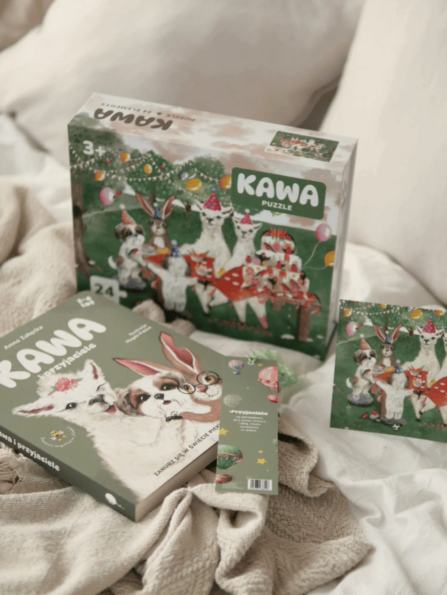 2 Lata +|Puzzle | Neverending store Anna Załęcka Puzzle XL prezentowe 24 elementy "Urodziny"