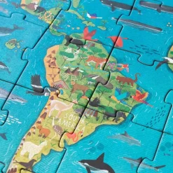 6 Lat+|7 Lat+ | Londji Puzzle z grą obserwacyjną Animal Planet