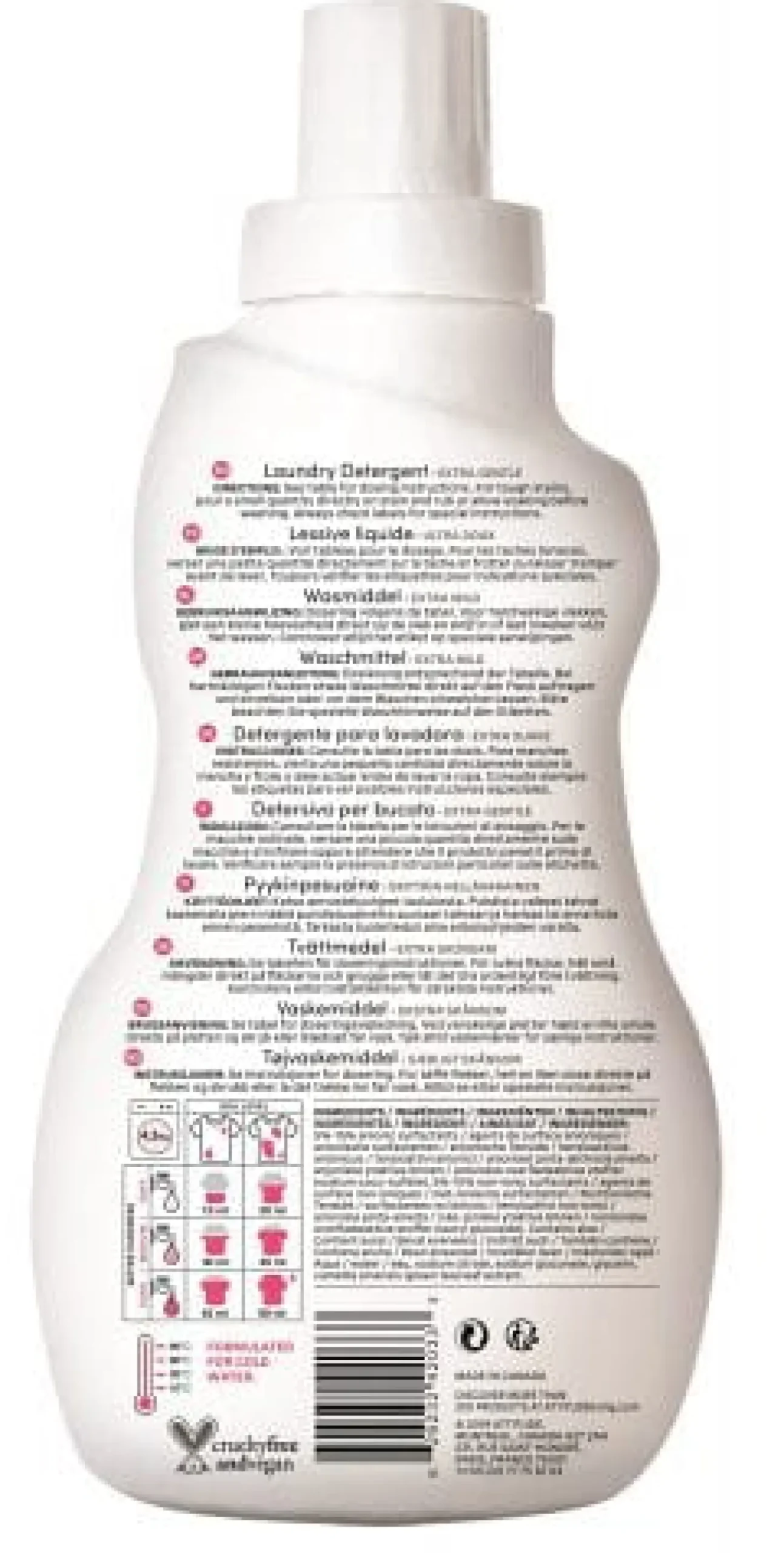 Płyn do prania ubranek dziecięcych Bezzapachowy, 35 prań, 1050 ml