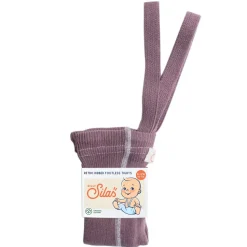 Małe Stópki | Silly Silas Rajstopki bawełniane bez stópek Footless - Acai Smoothie