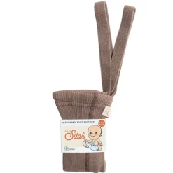 Rajstopki bawełniane bez stópek Footless - Granola