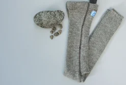 Małe Stópki | Silly Silas Rajstopki wełniane bez stópek Footless - Granite Grey