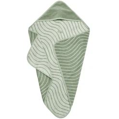 Ręcznik z kapturkiem, Woodland, sage green