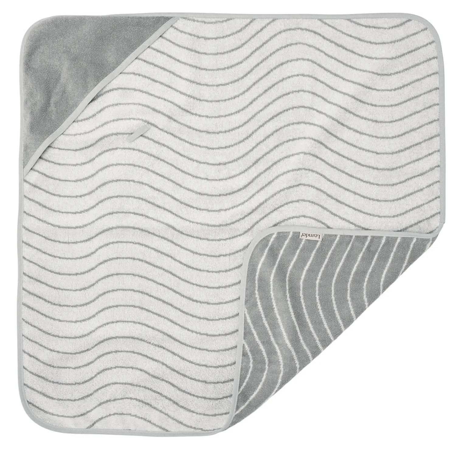 Ręczniki I Myjki|Ręczniki I Myjki | Leander Ręcznik z kapturkiem, Woodland, cool grey