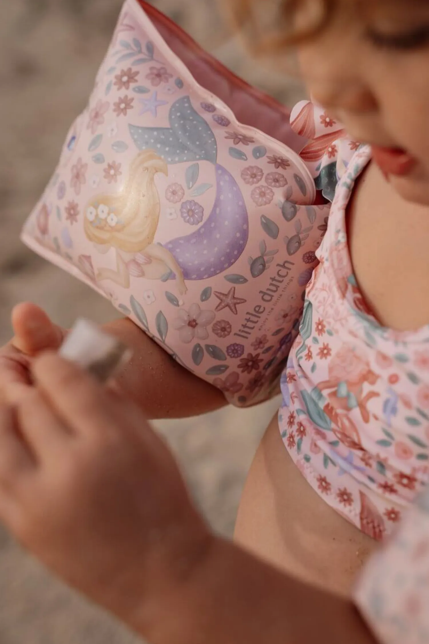 Plażowe|Akcesoria Do Pływania | Little Dutch Rękawki do pływania 2-6 lat Dreamy Mermaid