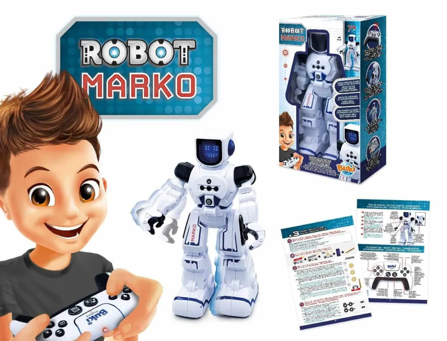 8 Lat+|Edukacyjne | Buki Robot MARKO