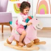 2 Lata +|3 Lata + | B.Toys Rodeo Rocker Dilly Dally – pluszowy JEDNOROŻEC na biegunach