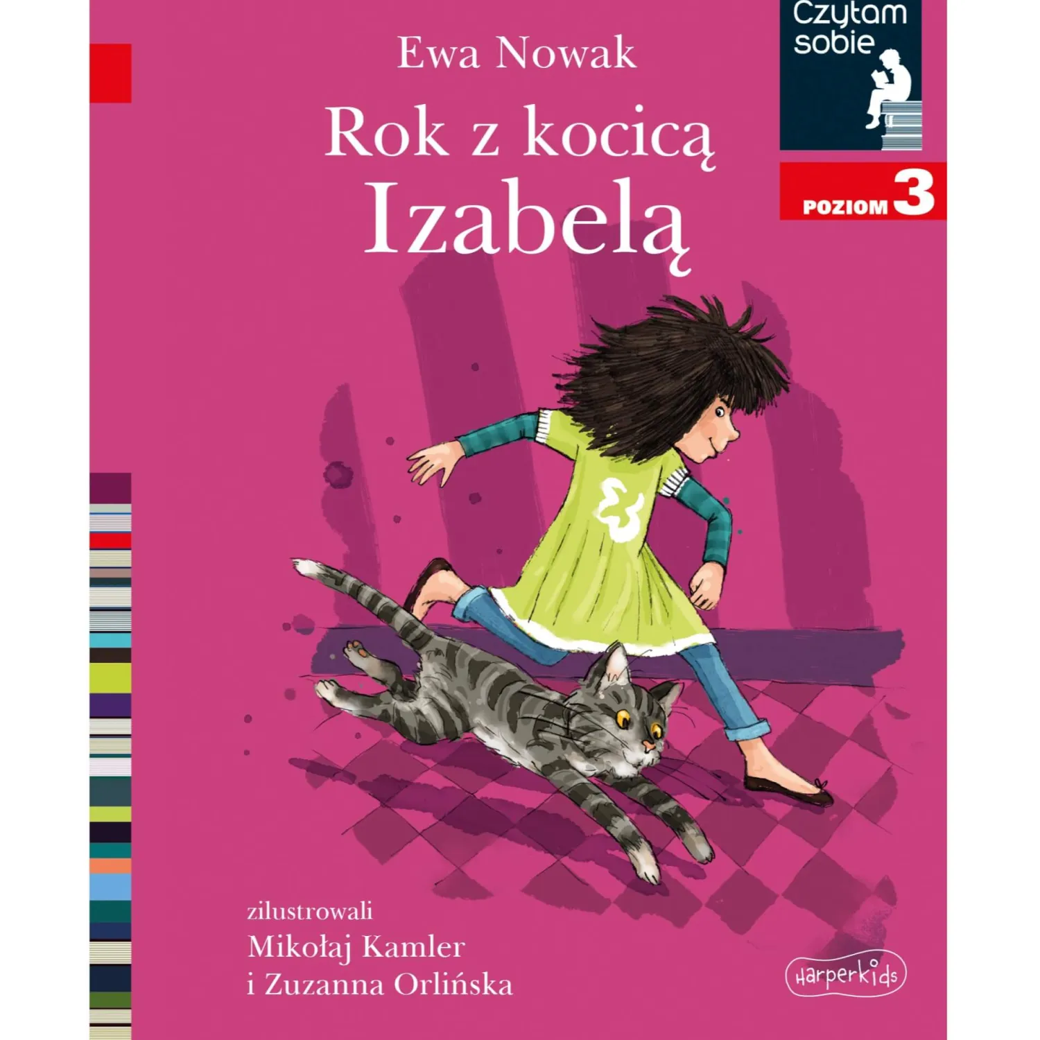 9 Lat +|5-8 Lat | HarperCollins Rok z kocicą Izabelą. Czytam sobie. Poziom 3