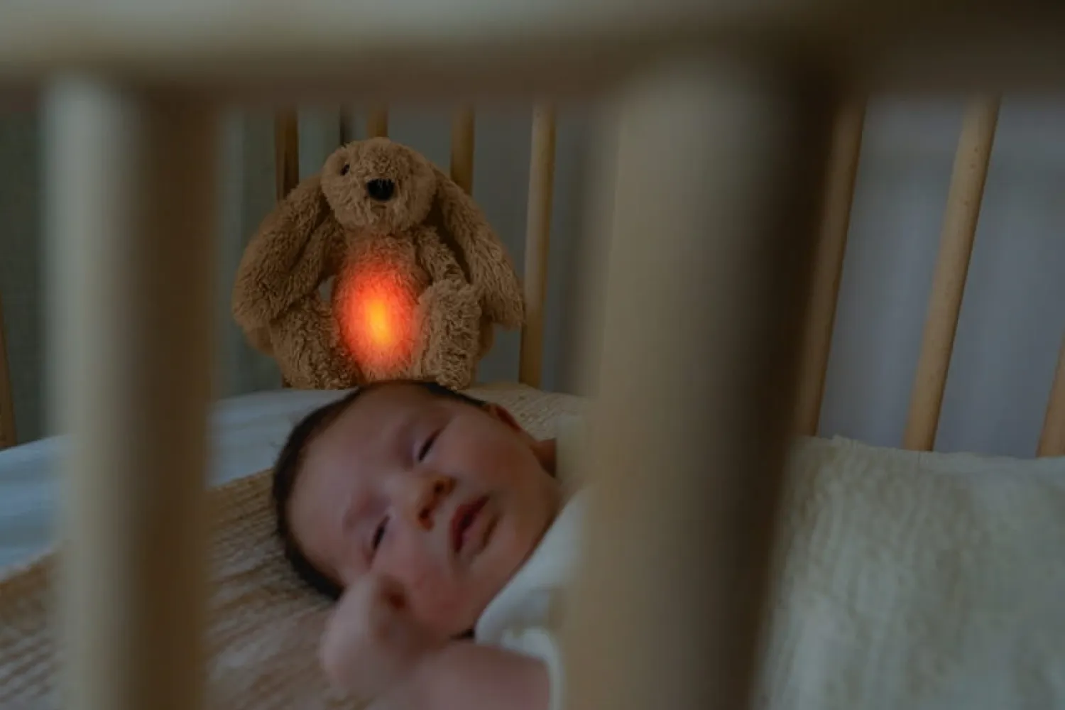 Szumiące Misie|Szumiące Misie I Projektory | Zazu RO Szumiąca Lampka Nocna Królik Beige