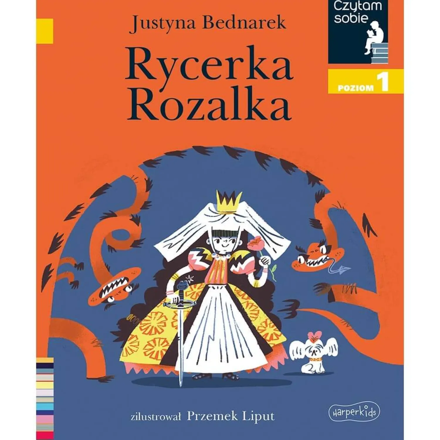 5-8 Lat|2-5 Lat | HarperCollins Rycerka Rozalka. Czytam sobie. Poziom 1