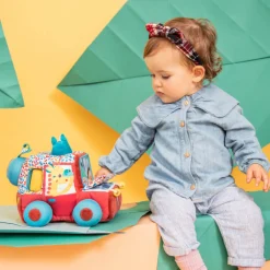 12M+|Aktywizujące | Lilliputiens Samochód wielofunkcjny Safari Lew Jack 9 m+