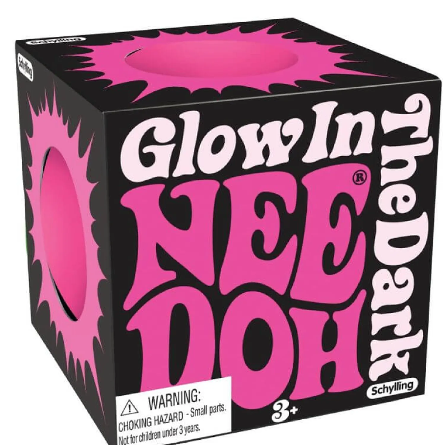 Idealne W Podróży|8 Lat+ | Schylling Sensoryczny gniotek świecący w ciemności Glow in the Dark Needoh