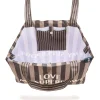 Torby I Plecaki Do Wózka|Torby I Plecaki Do Wózka | La Millou Shopper Bag z kieszonką HYGGE - STRIPES BROWN