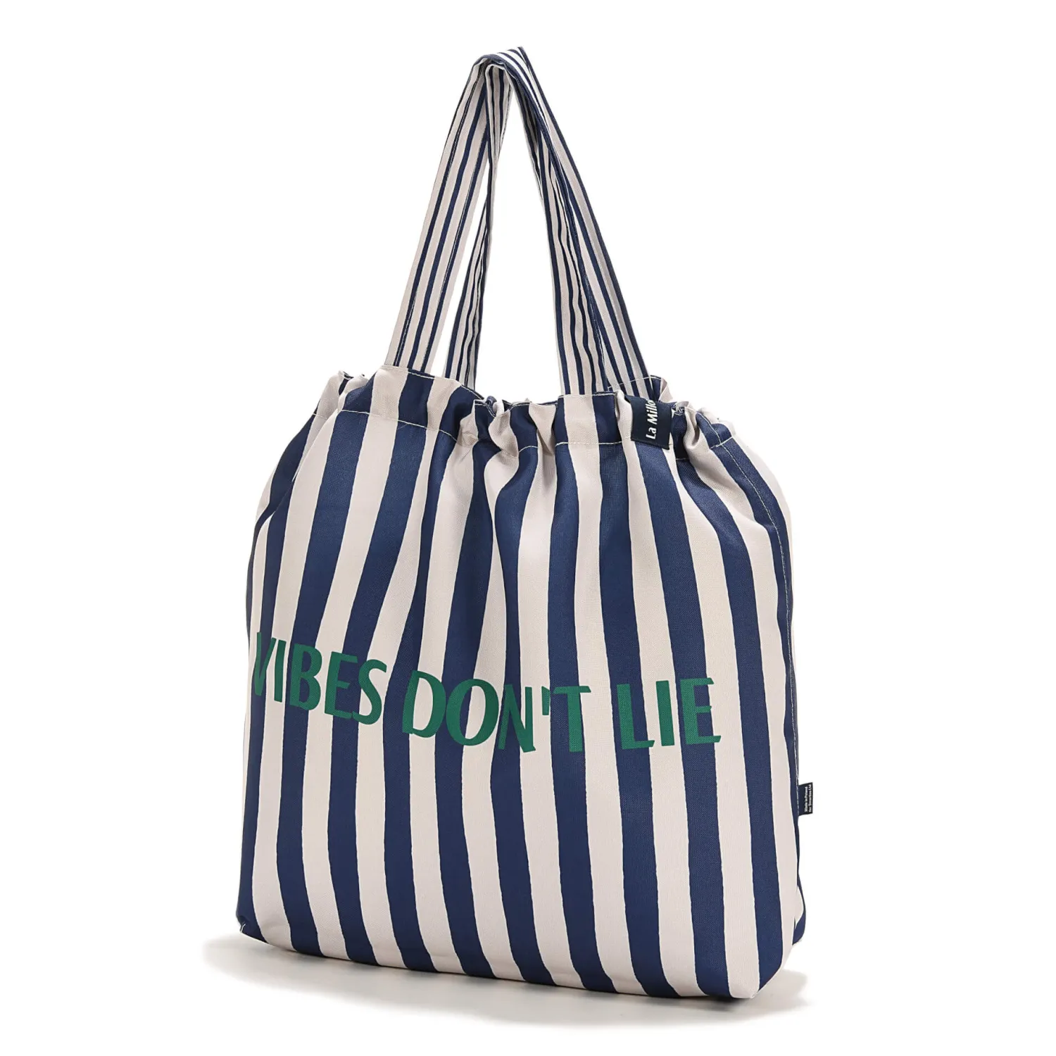 Torby I Plecaki Do Wózka|Torby I Plecaki Do Wózka | La Millou Shopper Bag z kieszonką HYGGE - STRIPES NAVY