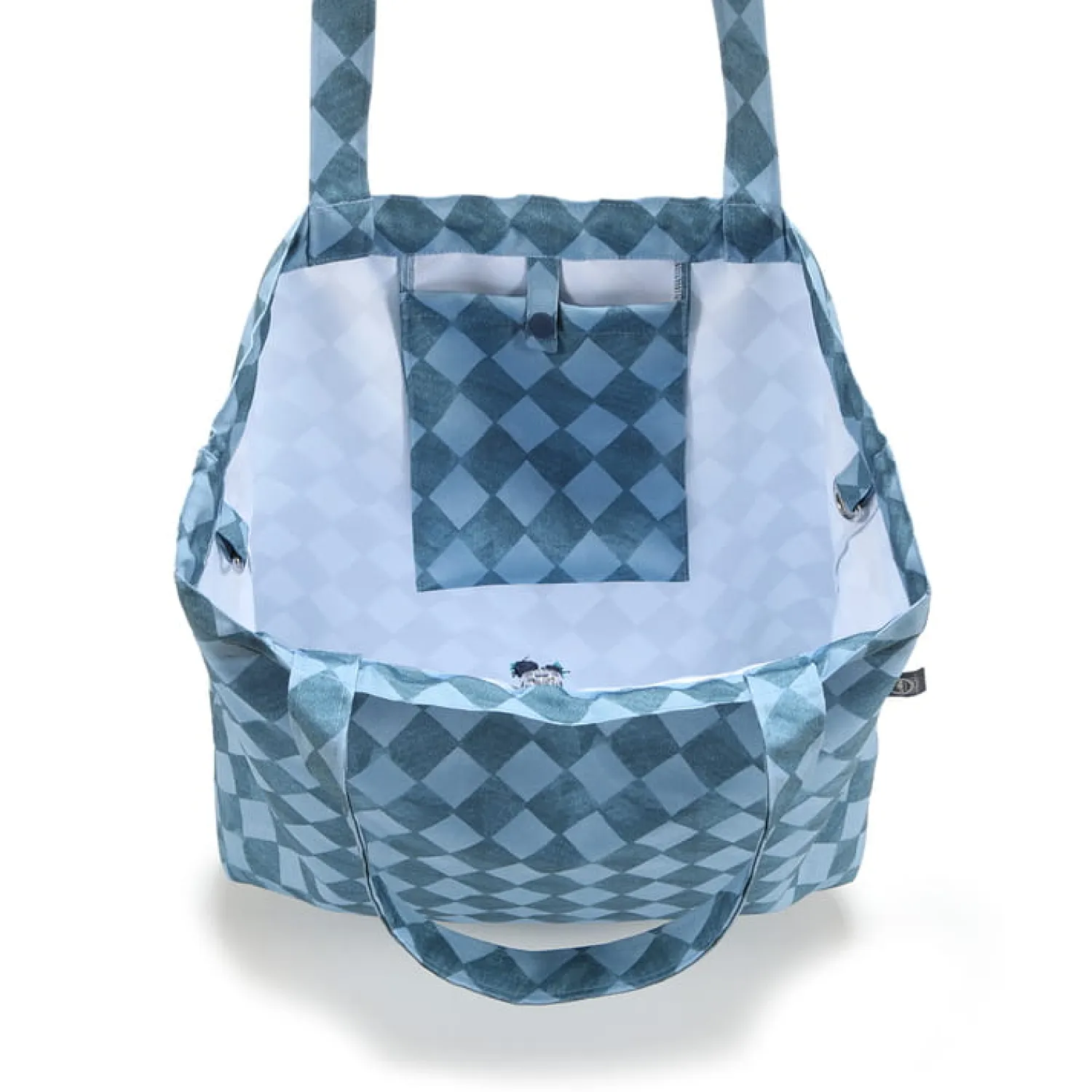 Torby I Plecaki Do Wózka|Torby I Plecaki Do Wózka | La Millou Shopper Bag z kieszonką - PRINCE CHESSBOARD