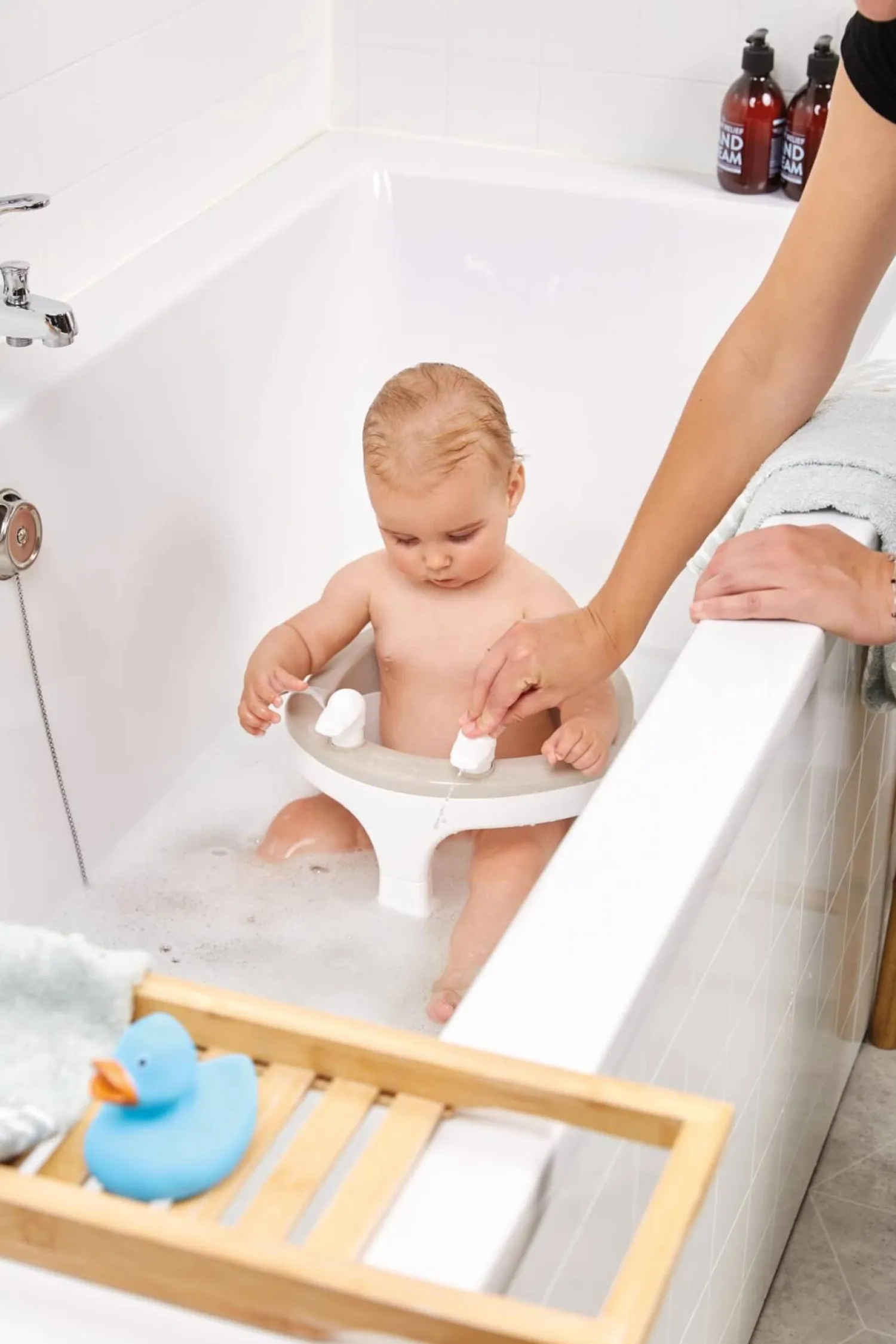 Akcesoria Łazienkowe | bebe-jou Siedzisko kąpielowe Taupe