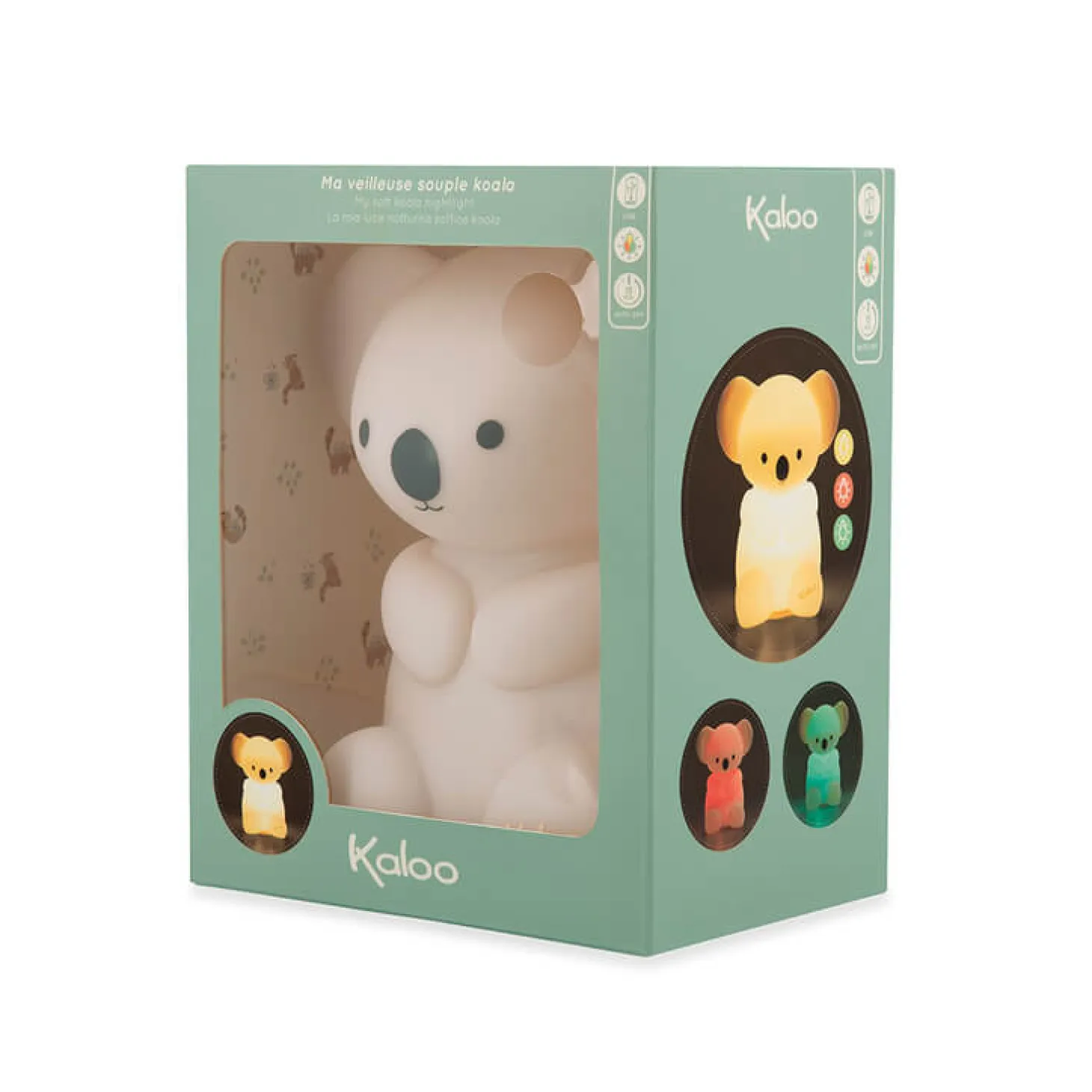 Silikonowa lampka nocna dotykowa USB, Koala Petit Songe