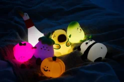 Lampki Nocne|Lampki Nocne | InnoGIO Silikonowa Lampka nocna GIO Eggplant