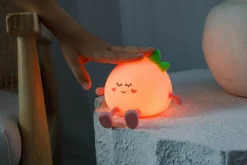 Lampki Nocne|Lampki Nocne | InnoGIO Silikonowa Lampka nocna GIO Peach