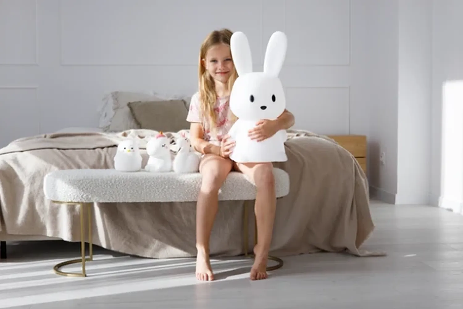 Lampki Nocne|Lampki Nocne | InnoGIO Silikonowa Lampka nocna GIOrabbit Mega Maxi 51 cm