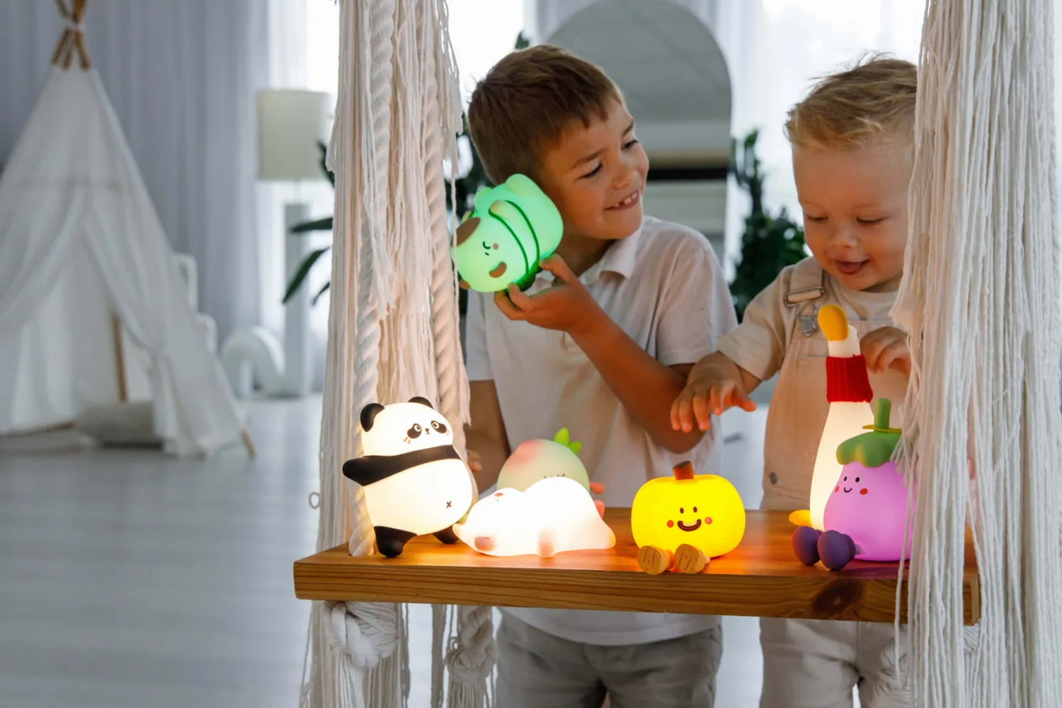 Lampki Nocne|Lampki Nocne | InnoGIO Silikonowa Lampka nocna GIOsleepy Panda