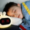 Lampki Nocne|Lampki Nocne | InnoGIO Silikonowa lampka nocna z budzikiem GIOrabbit