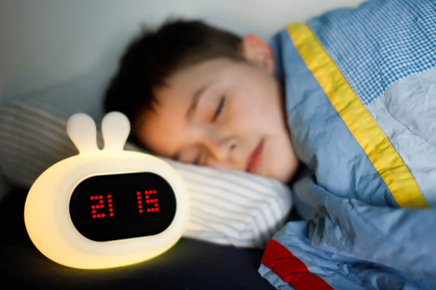 Lampki Nocne|Lampki Nocne | InnoGIO Silikonowa lampka nocna z budzikiem GIOrabbit