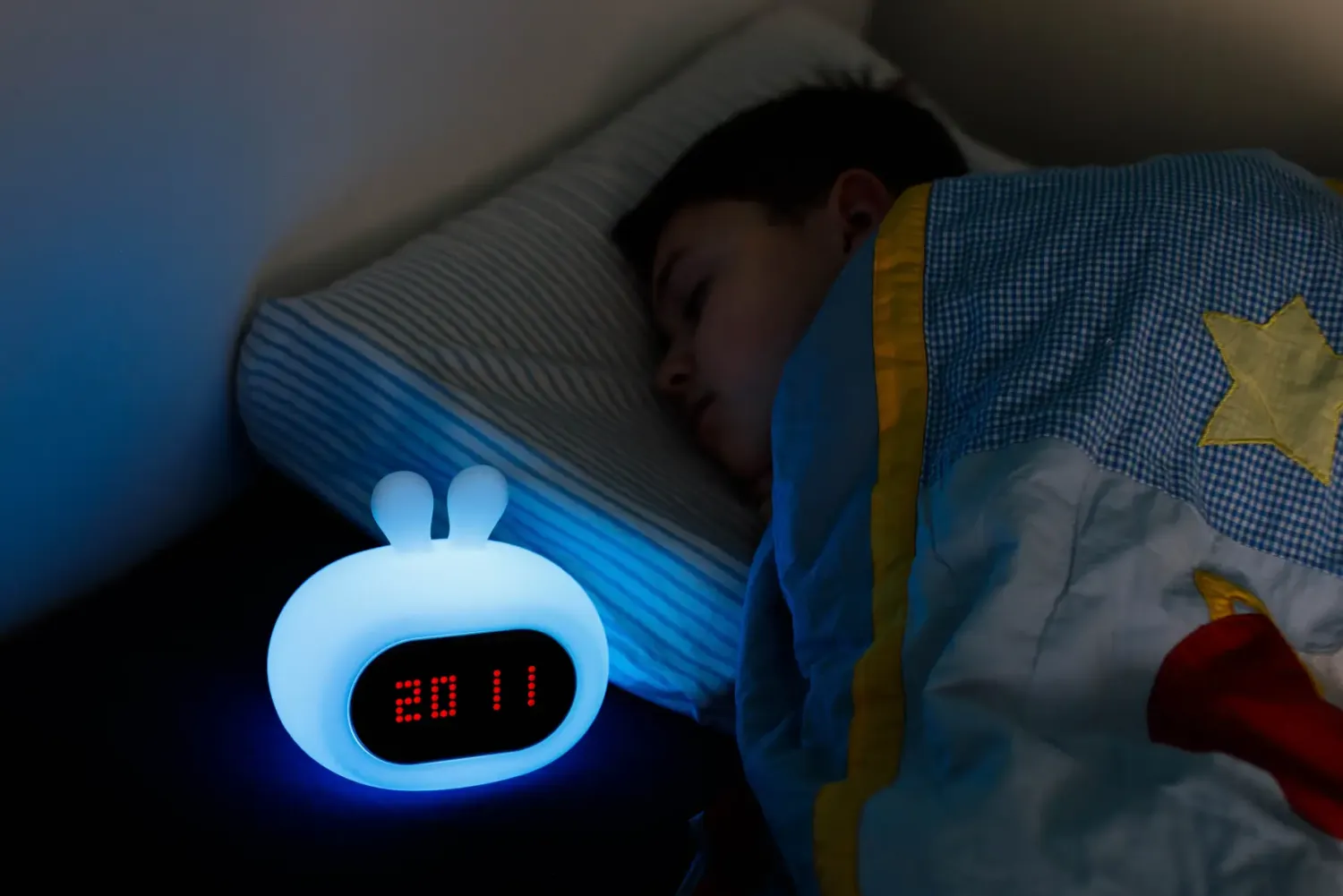 Lampki Nocne|Lampki Nocne | InnoGIO Silikonowa lampka nocna z budzikiem GIOrabbit