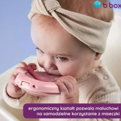 Silikonowa miseczka z pokrywką - błękit