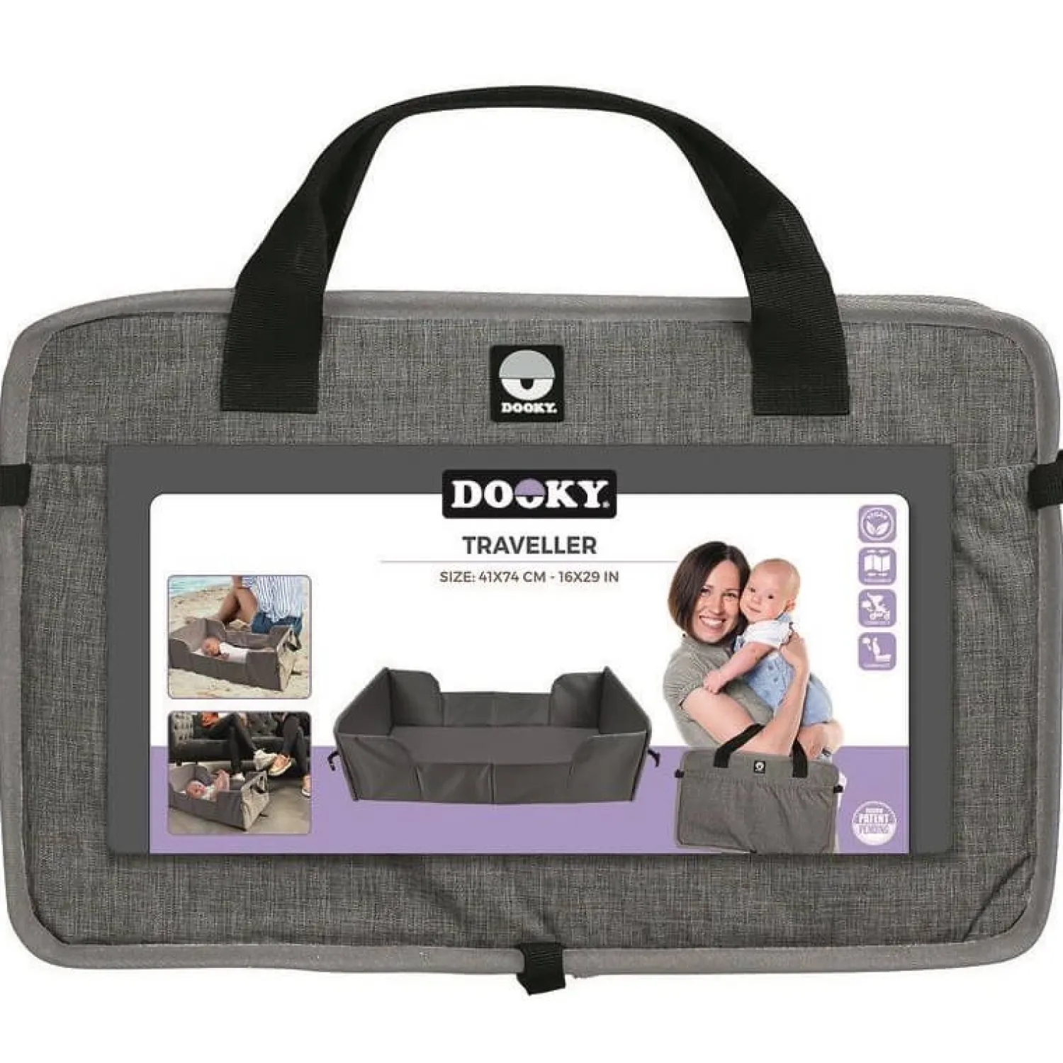 Ułatwiacze Życia|Akcesoria Samochodowe | Dooky Składany materac podróżny Traveller - grey