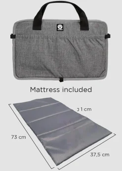 Ułatwiacze Życia|Akcesoria Samochodowe | Dooky Składany materac podróżny Traveller - grey